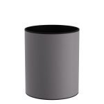 Καλάθι Γραφείου / Δωματίου 15 Lit - Matt Concrete Grey, Pam & Co, Ø25 x H30 (cm), 2530-163