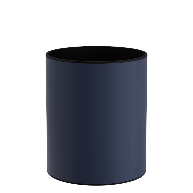 66e6bf5b82b23_2530-203 Καλάθι Γραφείου / Δωματίου 15 Lit - Matt Navy Blue, Pam & Co, Ø25 x H30 (cm), 2530-203 - Image 1