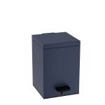 Χαρτοδοχείο 5 Lit, Soft Close - Matt Navy Blue, Pam & Co, W18 x D18 x H26 (cm), 137-203