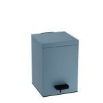 Χαρτοδοχείο 5 Lit, Soft Close - Matt Ciel, Pam & Co, W18 x D18 x H26 (cm), 137-923