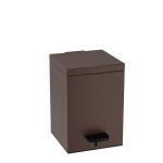 Χαρτοδοχείο 5 Lit, Soft Close - Matt Wenge, Pam & Co, W18 x D18 x H26 (cm), 137-943