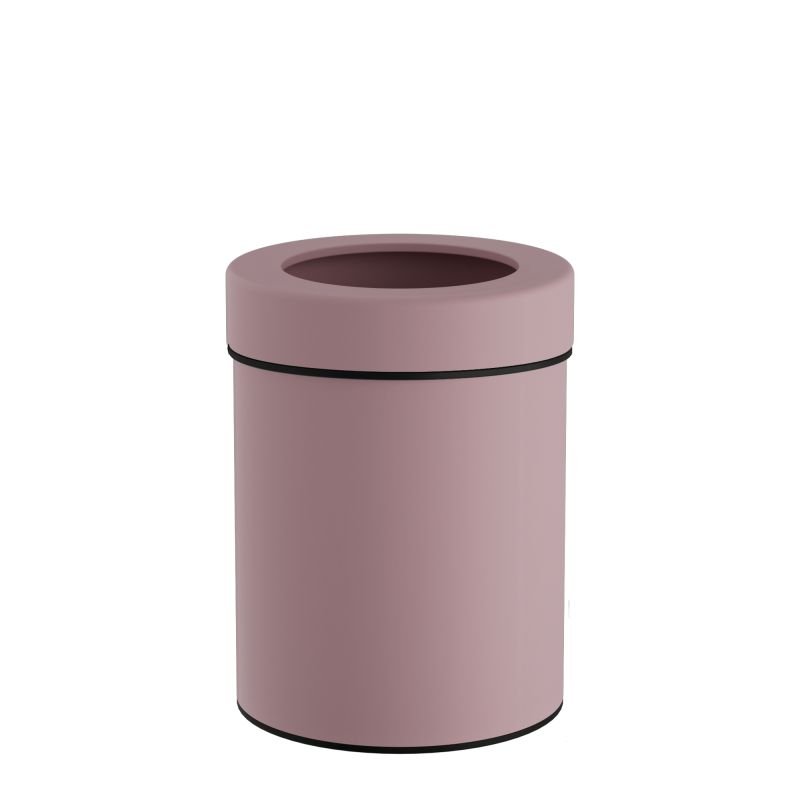 66e9ace75a0d0_2128-303 Καλάθι Γραφείου / Δωματίου 6 Lit - Matt Pink, Pam & Co, Ø20 x H28 (cm), 2128-303 - Image 1