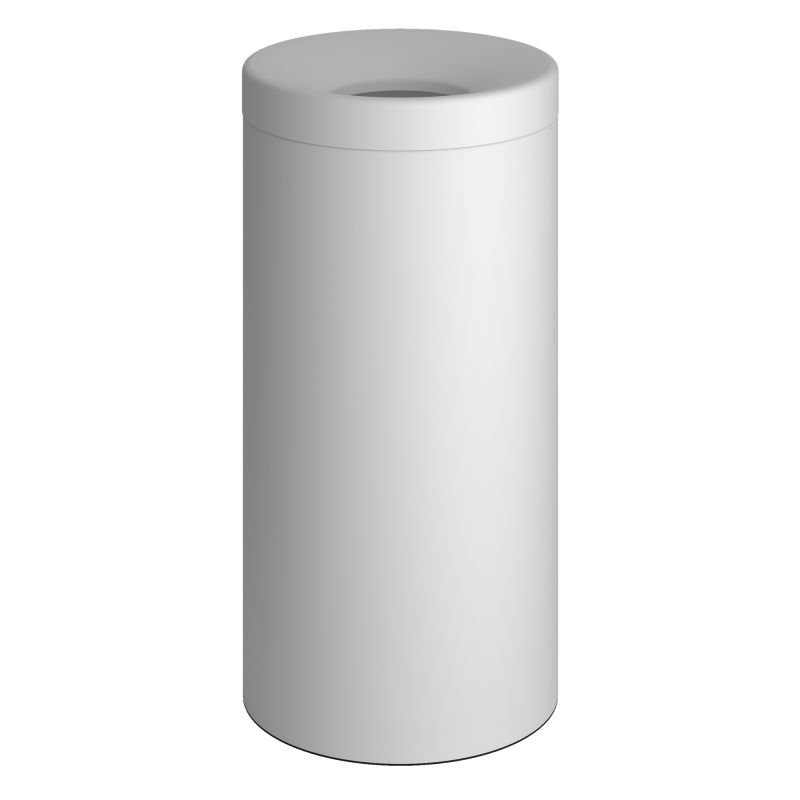 66eb0c474440e_663470-033 Καλάθι Απλύτων 65 Lit - Matt White, Pam & Co, Ø34 x H70 (cm), 663470-033 - Image 1