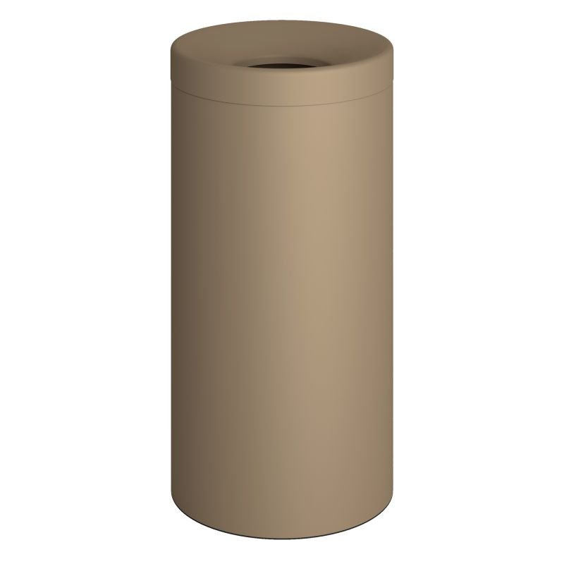 66eb0c4767c1d_663470-103 Καλάθι Απλύτων 65 Lit - Matt Beige, Pam & Co, Ø34 x H70 (cm), 663470-103 - Image 1