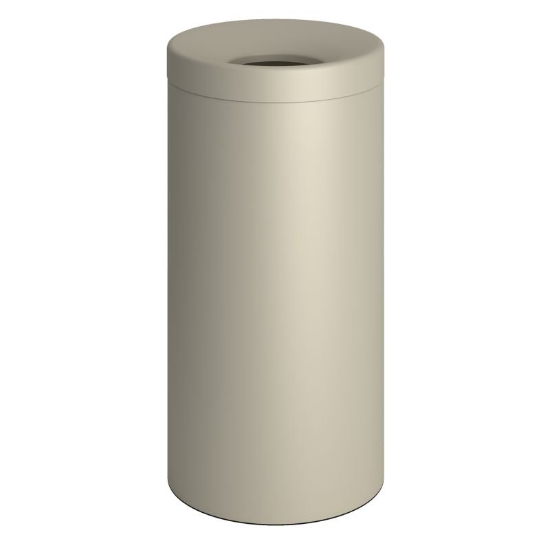 66eb0c4886b6b_663470-703 Καλάθι Απλύτων 65 Lit - Matt Ivory, Pam & Co, Ø34 x H70 (cm), 663470-703 - Image 1