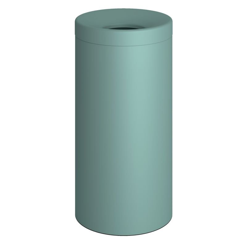 66eb0c48cec6a_663470-913 Καλάθι Απλύτων 65 Lit - Matt Turquoise, Pam & Co, Ø34 x H70 (cm), 663470-913 - Image 1