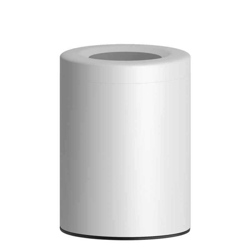 66fc00aee28a0_2536-033 Καλάθι Γραφείου / Δωματίου 12 Lit - Matt White, Pam & Co, Ø25 x H30 (cm), 2536-033 - Image 1