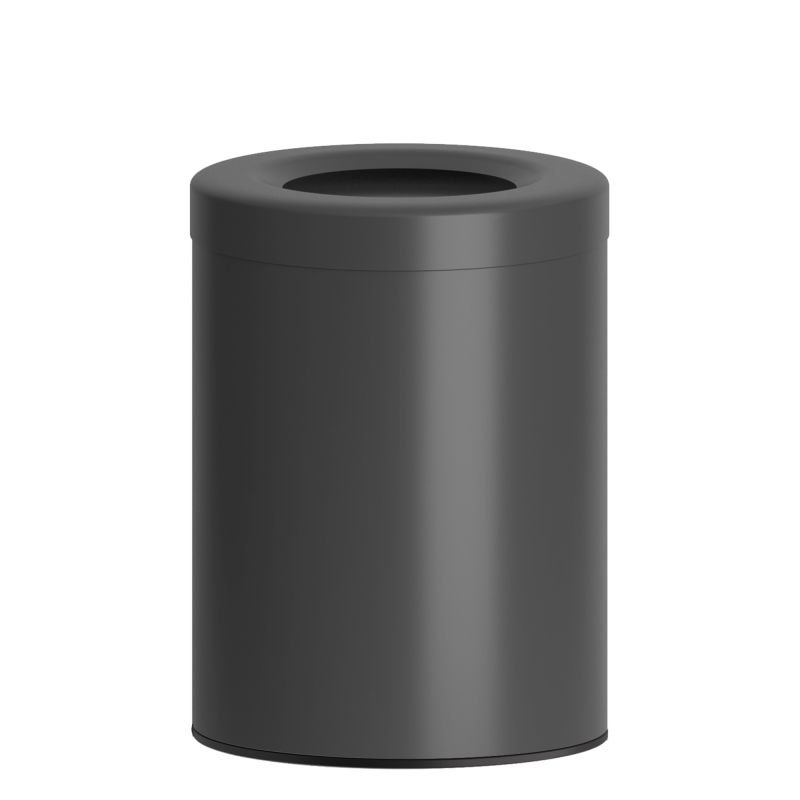 66fc00d425fbd_2536-113 Καλάθι Γραφείου / Δωματίου 12 Lit - Matt Anthracite, Pam & Co, Ø25 x H30 (cm), 2536-113 - Image 1