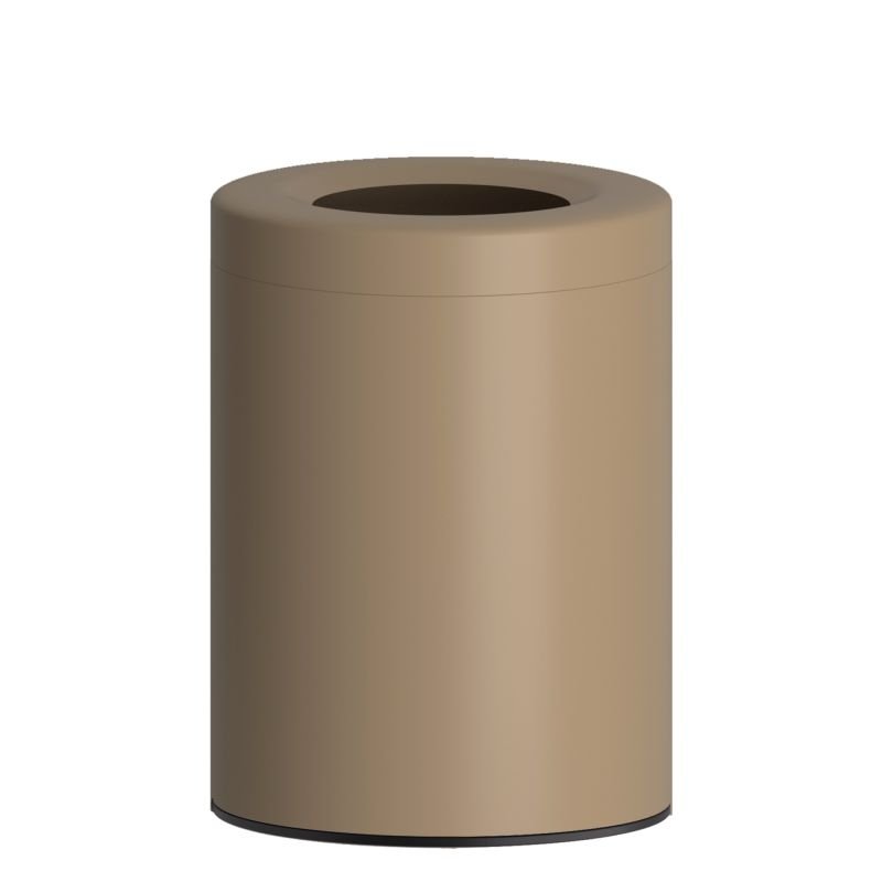 66fc00d447d13_2536-103 Καλάθι Γραφείου / Δωματίου 12 Lit - Matt Beige, Pam & Co, Ø25 x H30 (cm), 2536-103 - Image 1