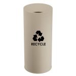Κάδος Ανακύκλωσης 65 Lit - Matt Ivory, Pam & Co, Ø34 x H70 (cm), 683470-703