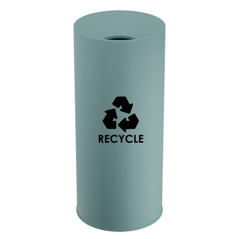 67028d365acbc_683470-913 Κάδος Ανακύκλωσης 65 Lit - Matt Turquoise, Pam & Co, Ø34 x H70 (cm), 683470-913 - Image 1