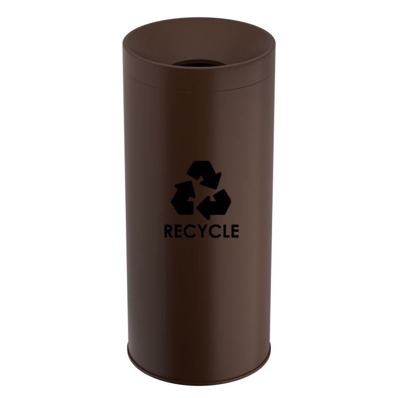 67028d367be5a_683470-943 Κάδος Ανακύκλωσης 65 Lit - Matt Wenge, Pam & Co, Ø34 x H70 (cm), 683470-943 - Image 1