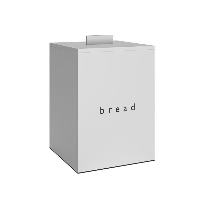 6752d4d7c33c1_1820-033 Ψωμιέρα - Matt White, Pam & Co, W18 x D18 x H25 (cm), 1820-033 - Image 1