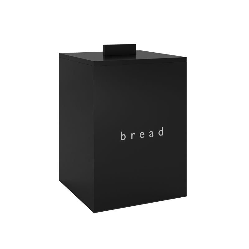 6752d4d80f06b_1820-403 Ψωμιέρα - Matt Black, Pam & Co, W18 x D18 x H25 (cm), 1820-403 - Image 1