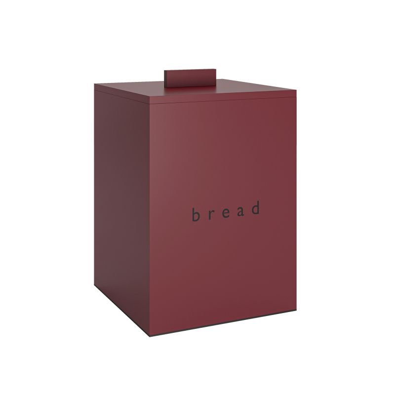 6752fb211abb4_1820-153 Ψωμιέρα - Matt Bordeaux, Pam & Co, W18 x D18 x H25 (cm), 1820-153 - Image 1