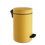 Χαρτοδοχείο 10 Lit Soft Close, No Inner Bucket - Matt Yellow, Pam & Co, Ø20 x H37 (cm), 2037-603