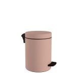 Χαρτοδοχείο 3 Lit, Soft Close - Matt Dusty Pink, Pam & Co, Ø18 x H25 (cm), 03-601-304