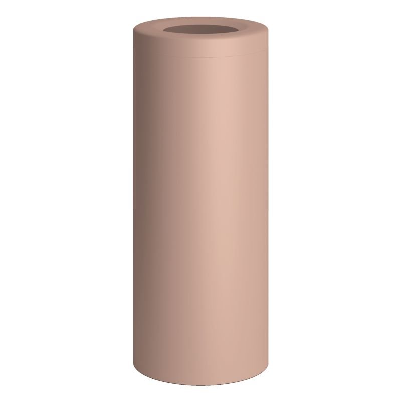 67a3cf6dae874_29-2557-304 Καλάθι Απλύτων 30 Lit - Matt Dusty Pink, Pam & Co, Ø25 x H60 (cm), 29-2557-304 - Image 1