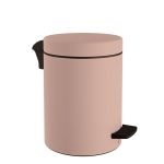 Χαρτοδοχείο 8 Lit, Soft Close - Matt Dusty Pink, Pam & Co, Ø23 x H32 (cm), 08-500-304