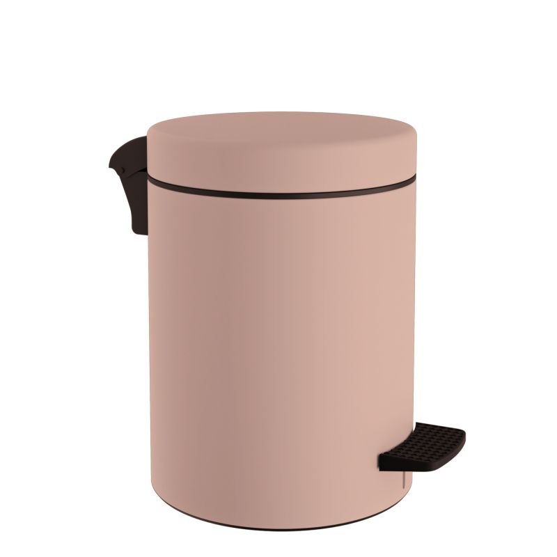 67a87e5ad2023_08-500-304 Χαρτοδοχείο 8 Lit, Soft Close - Matt Dusty Pink, Pam & Co, Ø23 x H32 (cm), 08-500-304 - Image 1