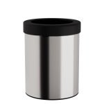 Καλάθι Γραφείου / Δωματίου 12 Lit - Matt Inox, Pam & Co, Ø25 x H30 (cm), 2536-011