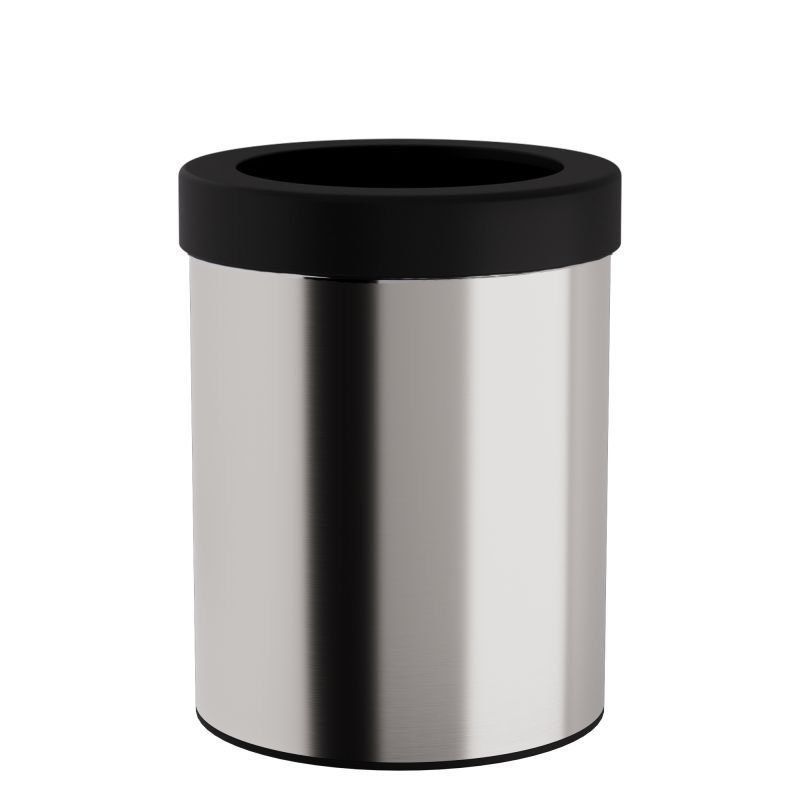 67aec6fe02848_2536-011 Καλάθι Γραφείου / Δωματίου 12 Lit - Matt Inox, Pam & Co, Ø25 x H30 (cm), 2536-011 - Image 1