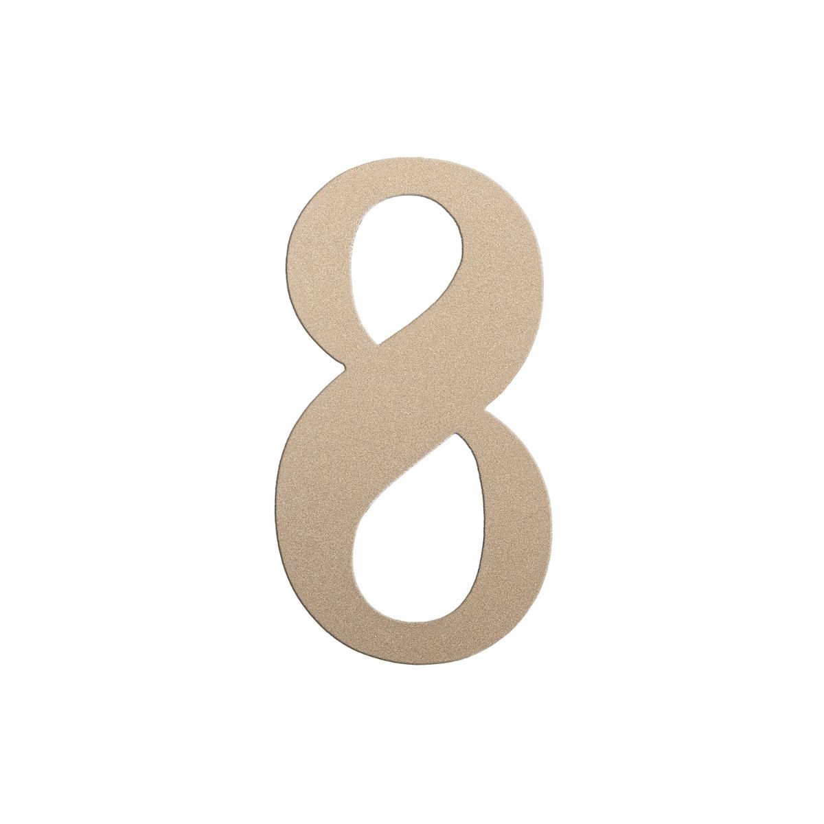 xr:d:DAFgcXgMpFo:232,j:6189494883478554269,t:24032813 Roline 468 Πινακίδα με Αριθμό 8 από Πλαστικό Μεταλλιζέ 50mm - Image 1