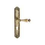 Ιταλικό Πόμολο Ninfa Porcellana Μπρονζέ Ματ με πλάκα 178