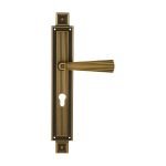 Ιταλικό Vintage Σταθερό Πόμολο Opera Μπρονζέ Ματ με Πλάκα 117