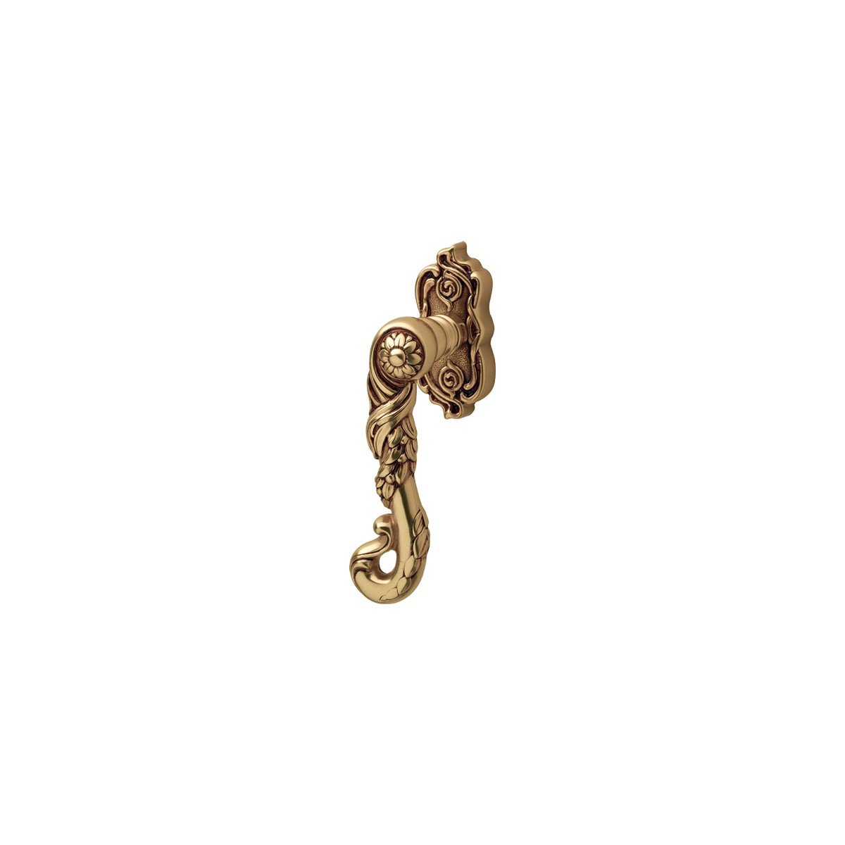 cat-poesia-dk-window-handle Ιταλική Vintage Λαβή Παραθύρου Poesia French gold 118 - Image 1