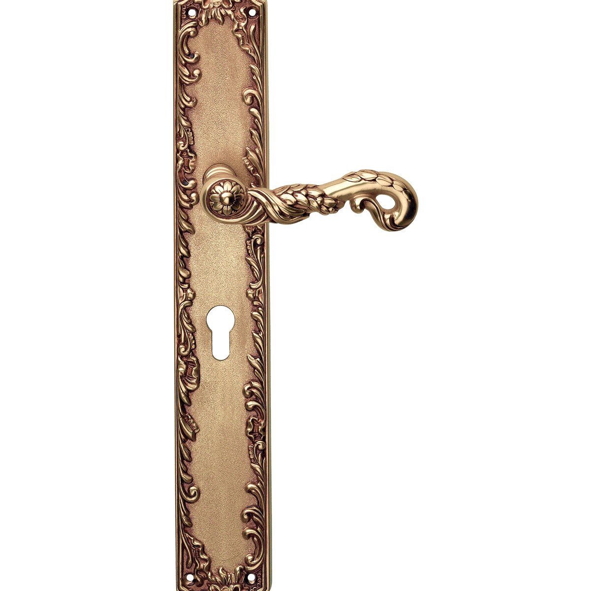 cat-poesia-pl-door-handle Ιταλικό Vintage Πόμολο Poesia French gold με Πλάκα 119 - Image 1