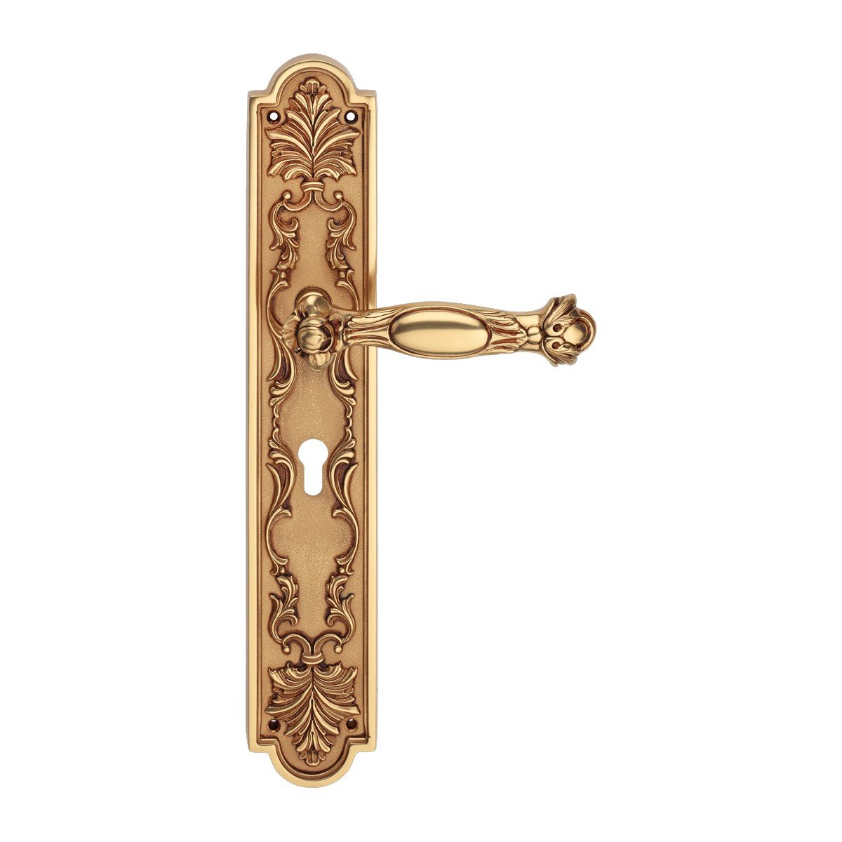 cat-queen-plxl-door-handle Ιταλικό Vintage Πόμολο Queen French gold σε Πλάκα 132 - Image 1
