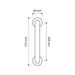 Ιταλική Λαβή Ninfa Porcellana Μπρονζέ Ματ 172 - Image 2