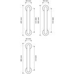 Ιταλική Vintage Λαβή Rococò French gold 140 - Image 2