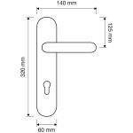 Ιταλικό Vintage Πόμολο Rococò French gold σε Πλάκα 138 - Image 3