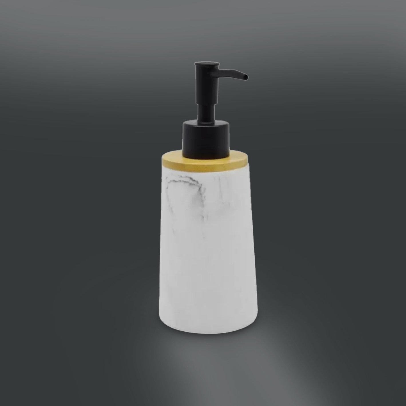 dispenser-polyesteriko-aspro-200327 DISPENSER ΠΟΛΥΕΣΤΕΡΙΚΟ ΜΕ ΜΠΑΜΠΟΥ SL424 ΑΣΠΡΟ 7,5Χ7,5Χ18,2 - Image 1