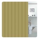 Υφασμάτινη Κουρτίνα Μπάνιου 2.20 Υψος Μπεζ Σκούρο