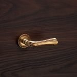 Ιταλικό Vintage Πόμολο Sissy French gold με ροζέτα 145 - Image 2