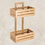 ΡΑΦΙΕΡΑ ΜΠΑΝΙΟΥ 2 ΡΑΦIΩΝ BAMBOO ΙΣΙΑ 28X15.5X46