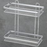 ΡΑΦΙΕΡΑ ΜΠΑΝΙΟΥ 2 ΡΑΦIΩΝ ΜΕΤΑΛΛΙΚΗ ΙΣΙΑ 25X12X27