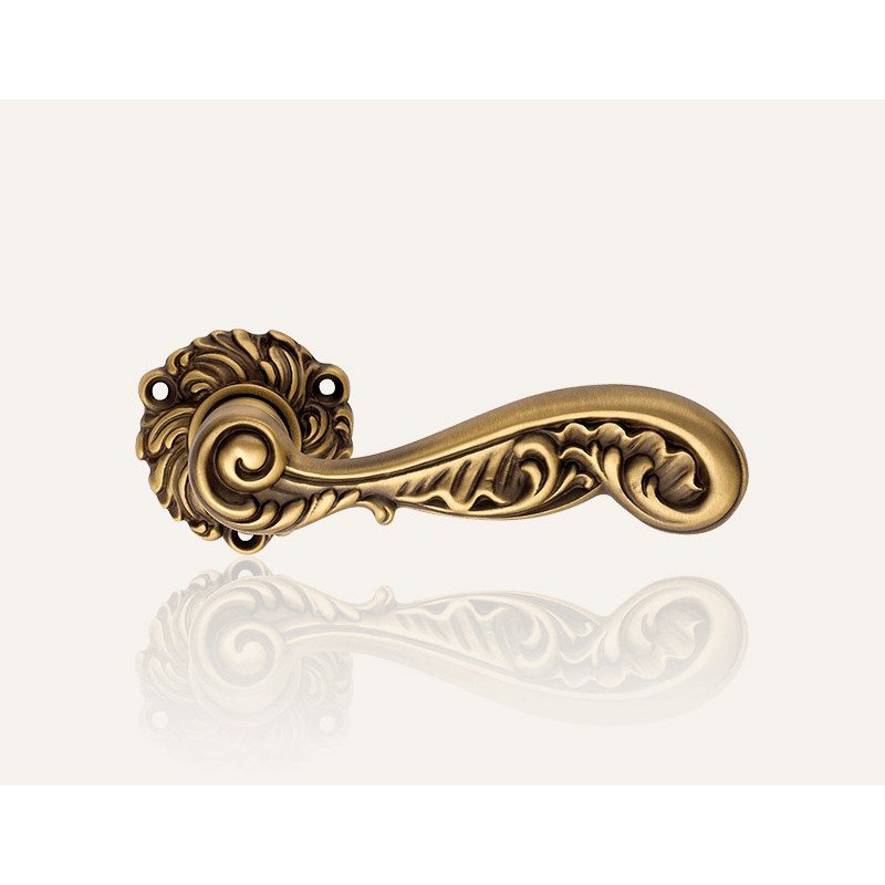 still-rococo-pm-door-handle Ιταλικό Vintage Πόμολο Rococò Μπρονζέ Ματ με ροζέτα 137 - Image 1