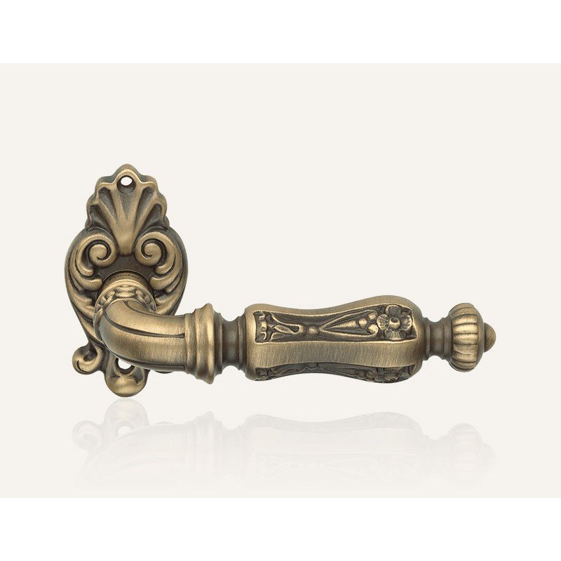 still-soleil-pm-door-handle Ιταλικό Vintage Πόμολο Soleil Μπρονζέ Ματ με ροζέτα 157 - Image 1