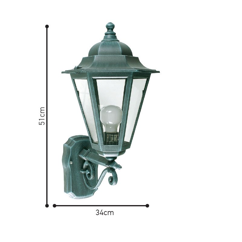 ΑΠ165 Ιταλικό Φωτιστικό - Φανάρι Εξωτερικού Χώρου Αλουμινίου ΑΠ165 - Image 1