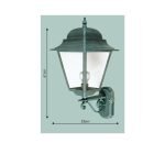 Ιταλικό Φωτιστικό - Φανάρι Εξωτερικού Χώρου Αλουμινίου ΑΠ491