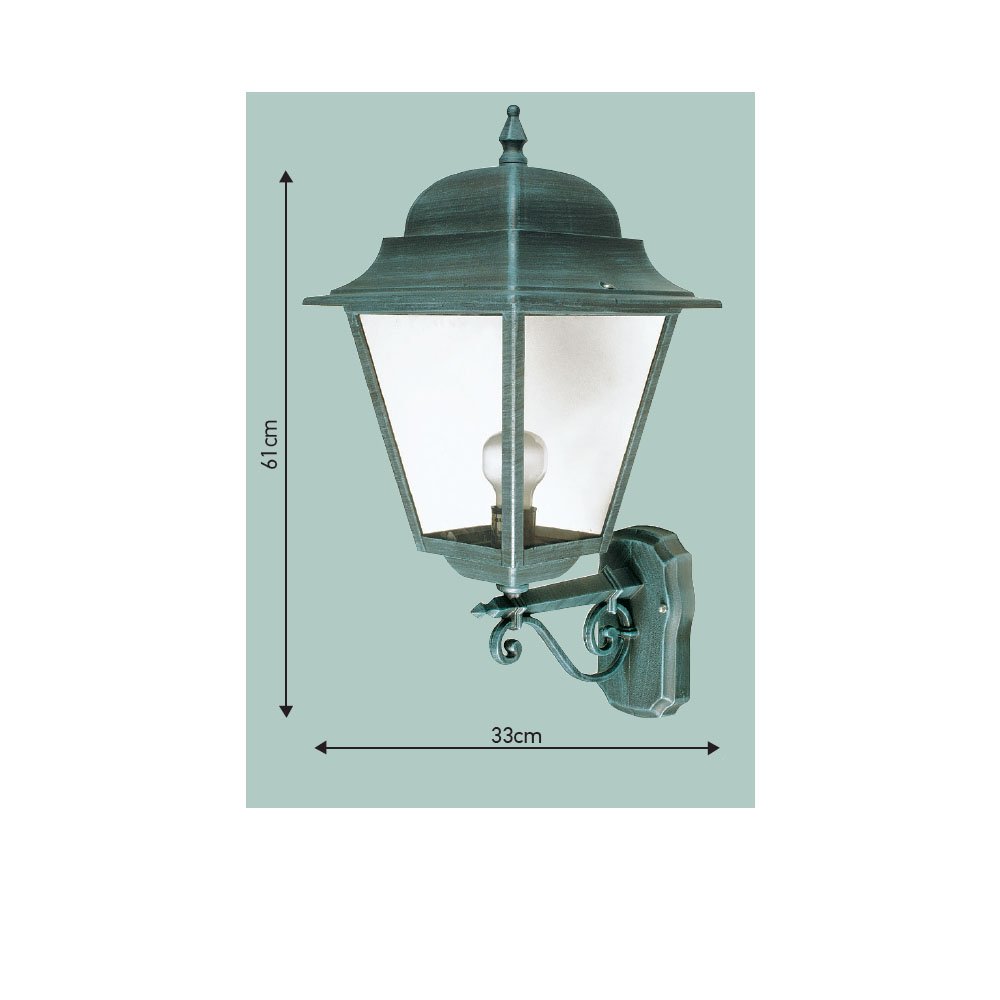 ΑΠ491 Ιταλικό Φωτιστικό - Φανάρι Εξωτερικού Χώρου Αλουμινίου ΑΠ491 - Image 1