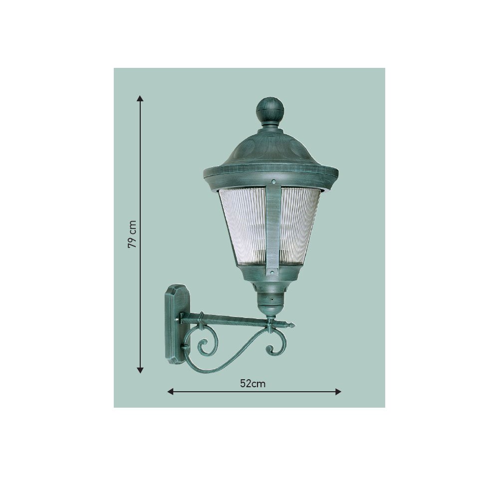 ΑΠ54 Ιταλικό Φωτιστικό - Φανάρι Εξωτερικού Χώρου Αλουμινίου ΑΠ54 - Image 1