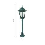 Ιταλικό Φωτιστικό - Φανάρι Εξωτερικού Χώρου Αλουμινίου ΔΑ150-Α