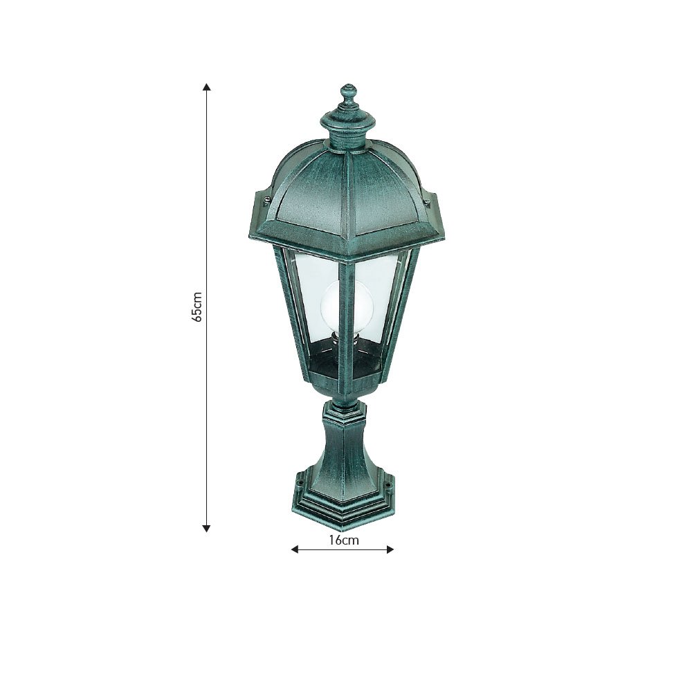 ΔΑ190 Ιταλικό Φωτιστικό - Φανάρι Εξωτερικού Χώρου Αλουμινίου ΔΑ190 - Image 1