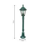 Ιταλικό Φωτιστικό - Φανάρι Εξωτερικού Χώρου Αλουμινίου ΔΑ260-Α