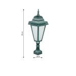 Ιταλικό Φωτιστικό - Φανάρι Εξωτερικού Χώρου Αλουμινίου ΔΑ400